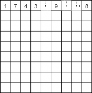 Sudoku Naked Pairs